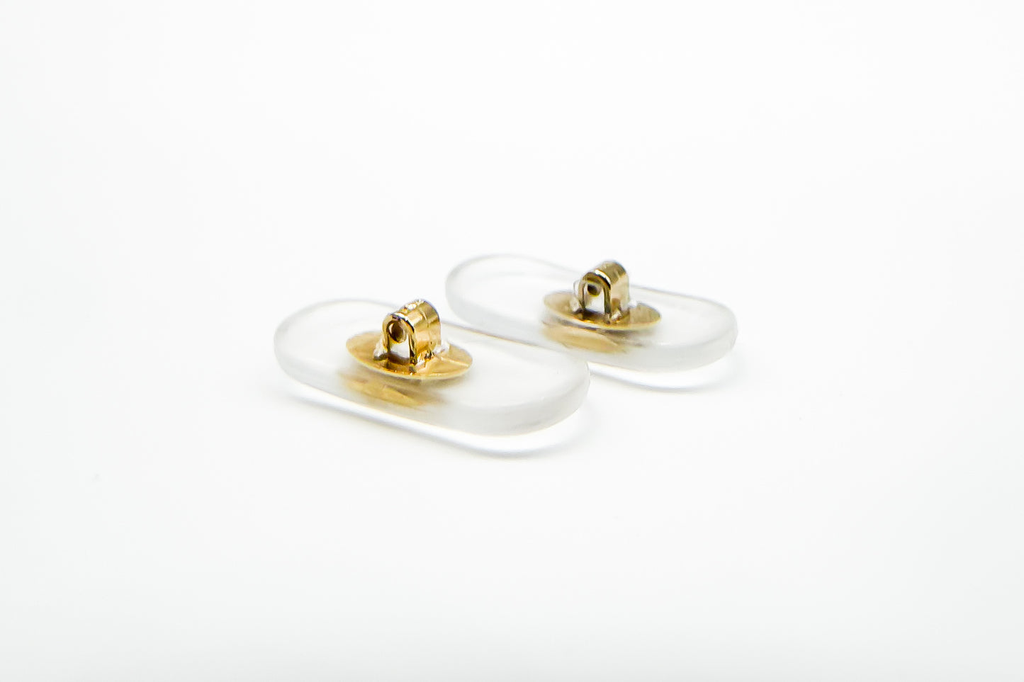 Luxury Nose Pads – large Gold Core, Cartier-Style Design