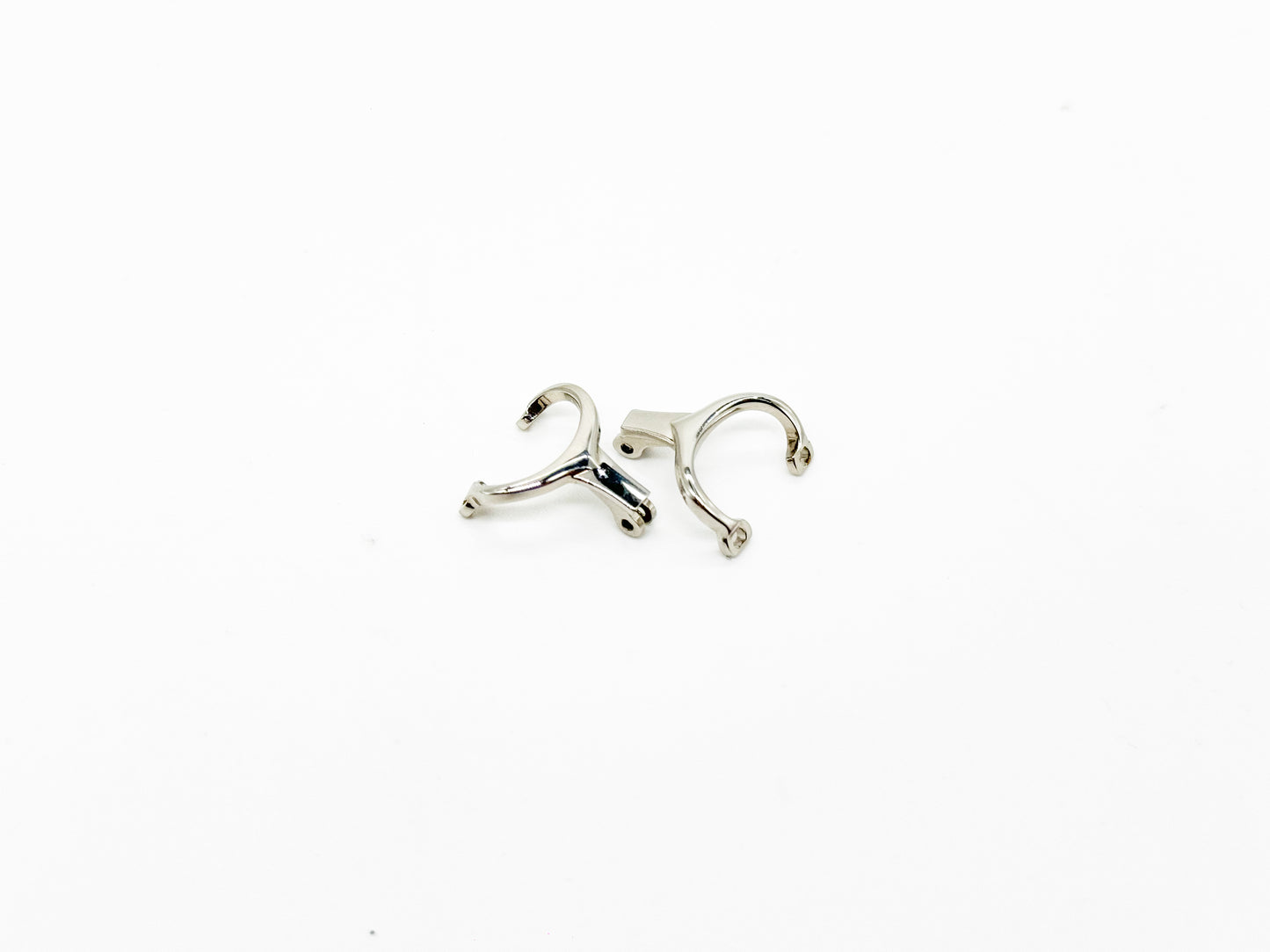 Cartier “Big C” Hinges – Silver Metal | Authentic Style