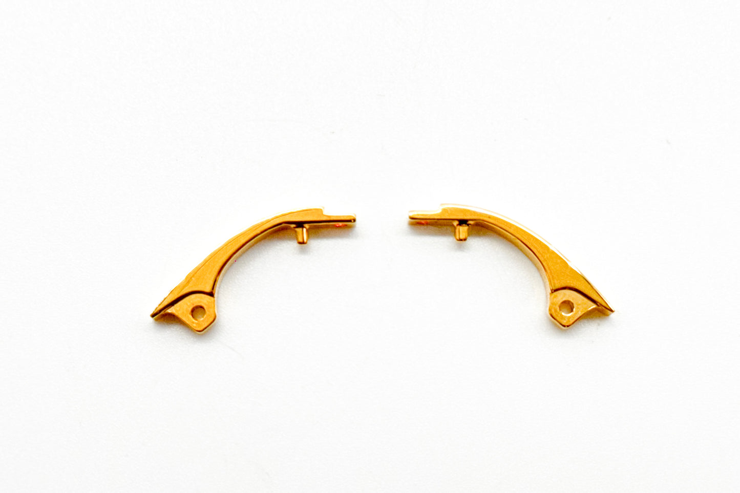 Gold-Tone Lens Lock Clips for Eyeglasses – Left & Right Pair