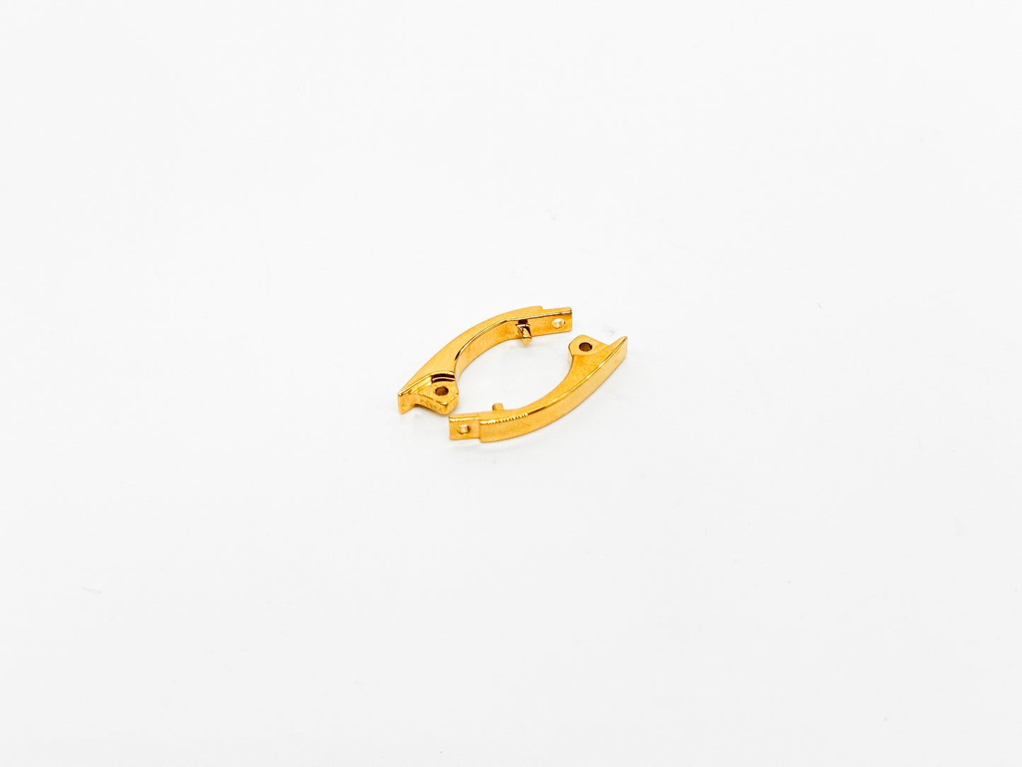 Gold-Tone Lens Lock Clips for Eyeglasses – Left & Right Pair