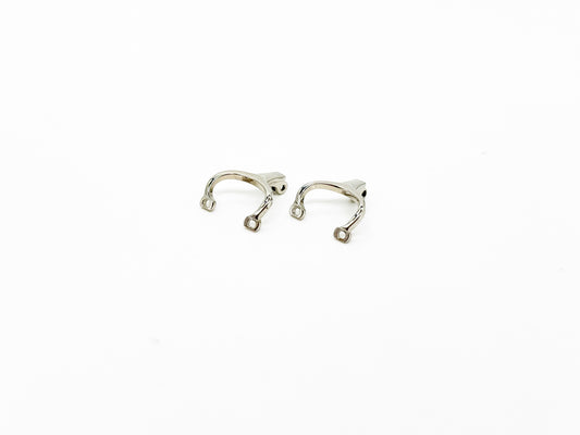 Cartier “Big C” Hinges – Silver Metal | Authentic Style