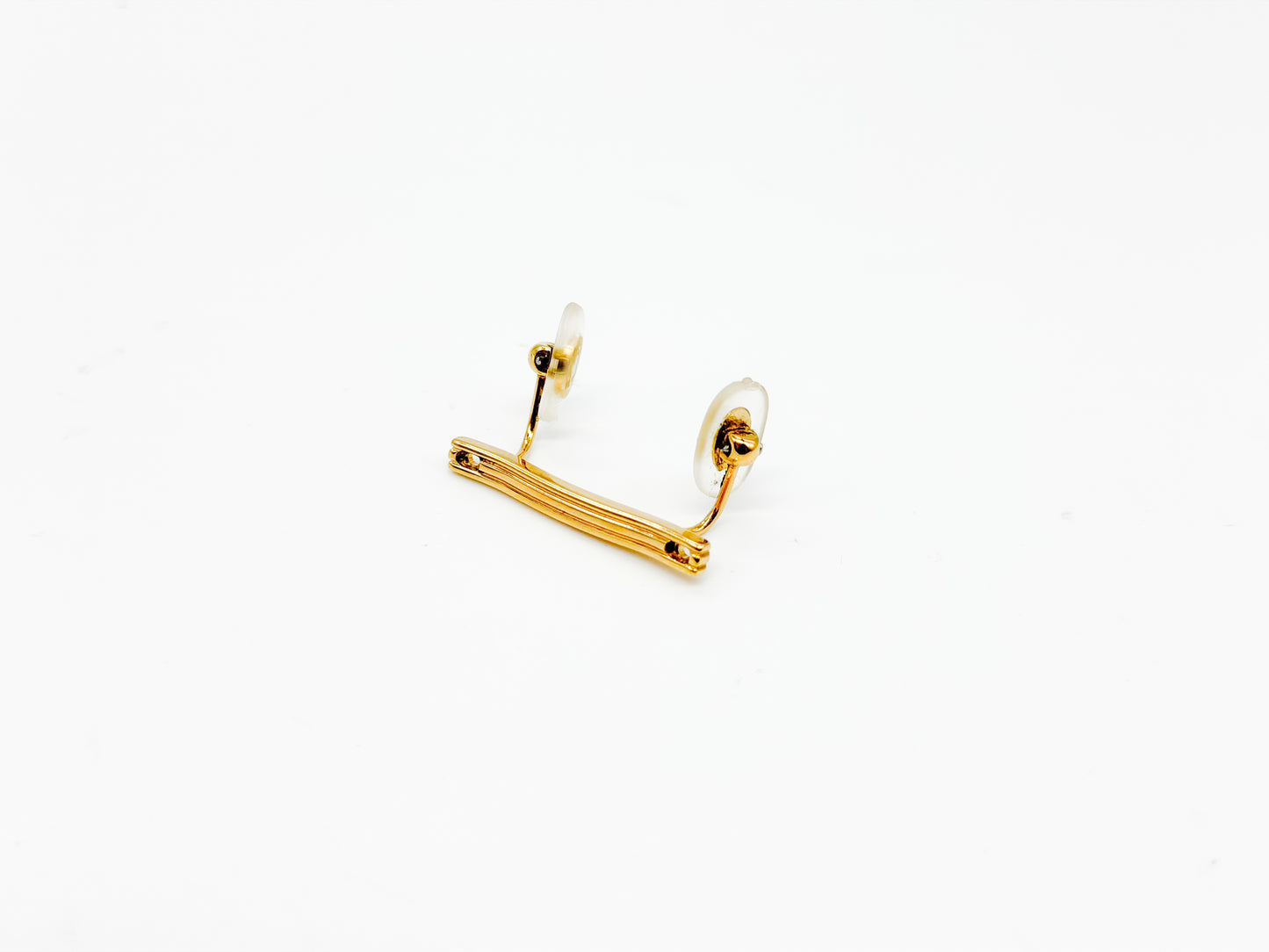 Cartier Nose Pad Assembly – Gold (1 pc, Double Pad Bridge Mount)