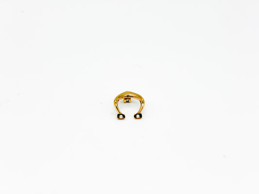 Cartier Eyewear Bridge Clip – Gold (2pc, V-Shape Connector)