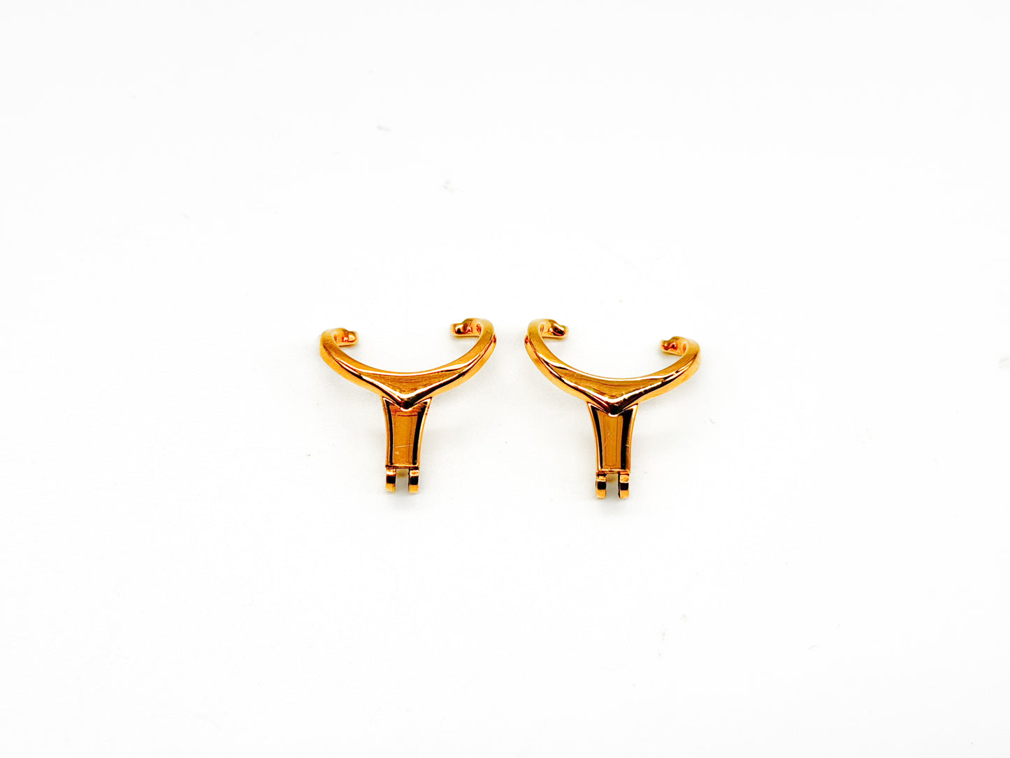 Cartier Bridge Clips – Gold (2 pcs, U-Shape Connector Set)
