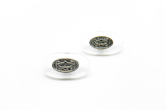 Luxury Nose Pads – Silver Core, Cartier-Style Design