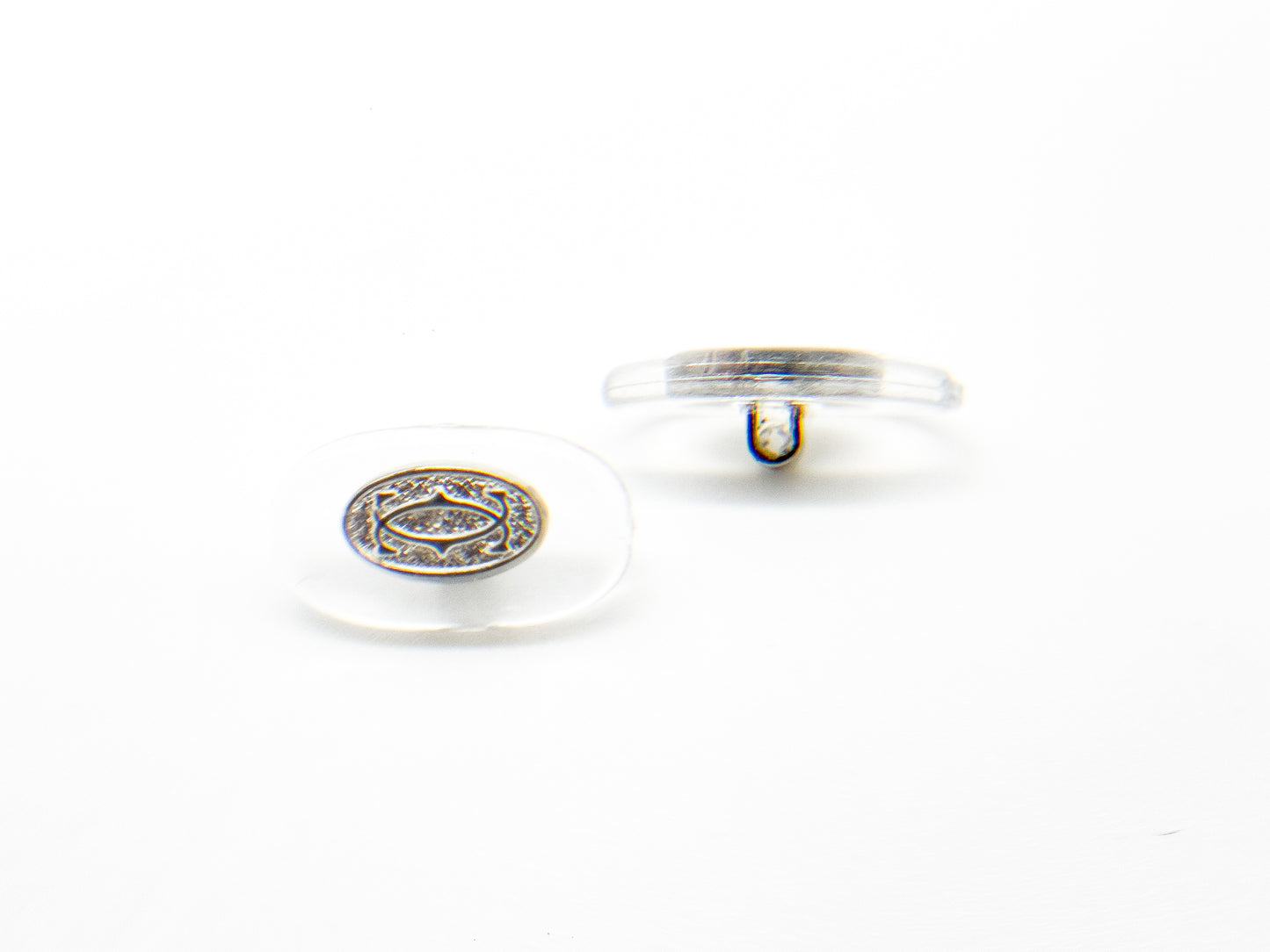 Luxury Nose Pads – Silver Core, Cartier-Style Design